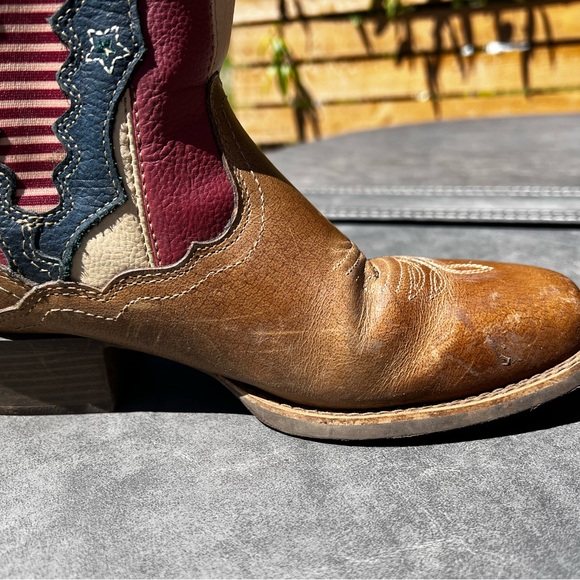 Justin Boots CHELLIE PATRIOT women's size 8.5 B American Sweetie Vote - Picture 6 of 9
